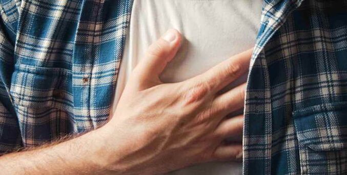 Osteokondroz için göğüs ağrısı