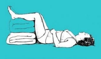 Torasik osteokondrozun alevlenmesi sırasında duruş